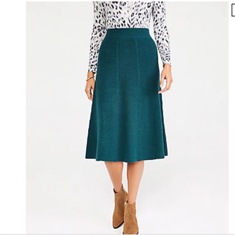 Ann Taylor Trumpet Sweater Skirt